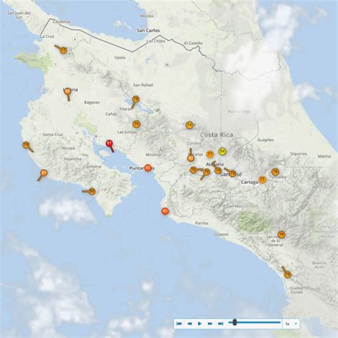 Costa Rica Current Weather 